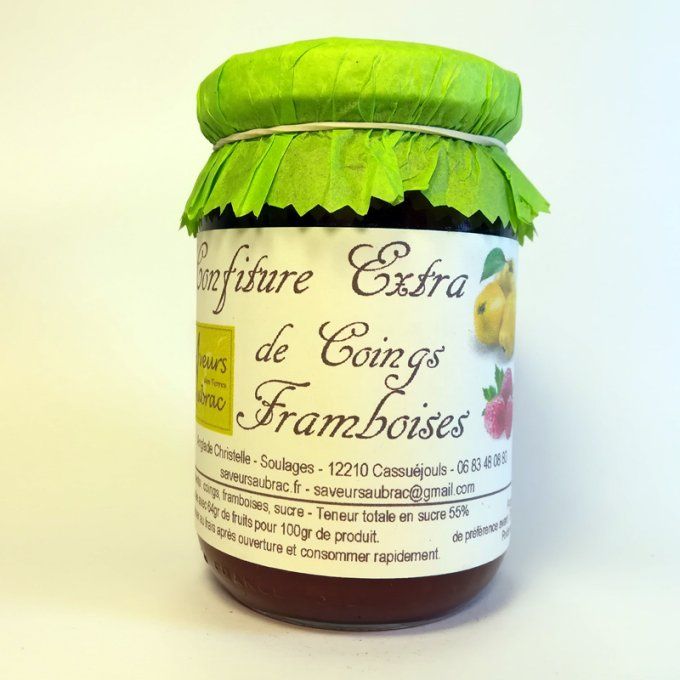 Confiture Extra de Coings/Framboises