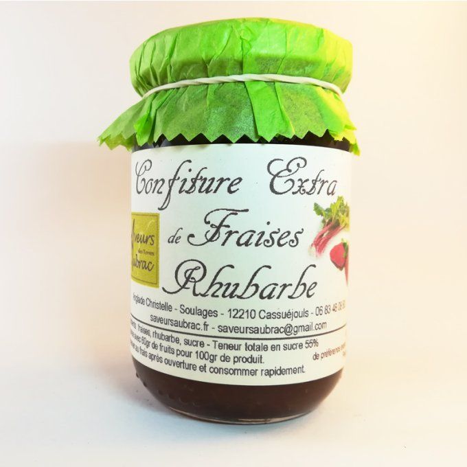 Confiture Extra de Fraises/Rhubarbe