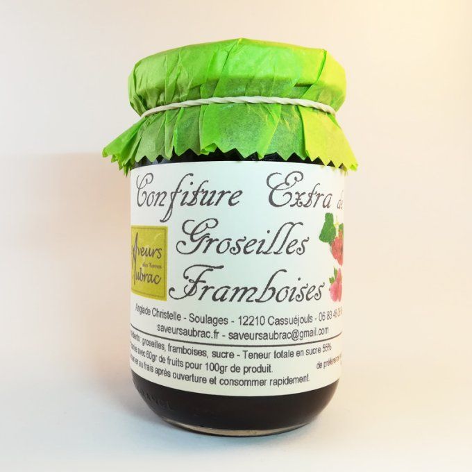 Confiture Extra de Groseilles/Framboises