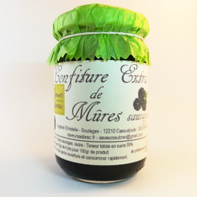 Confiture Extra de Mûres sauvages